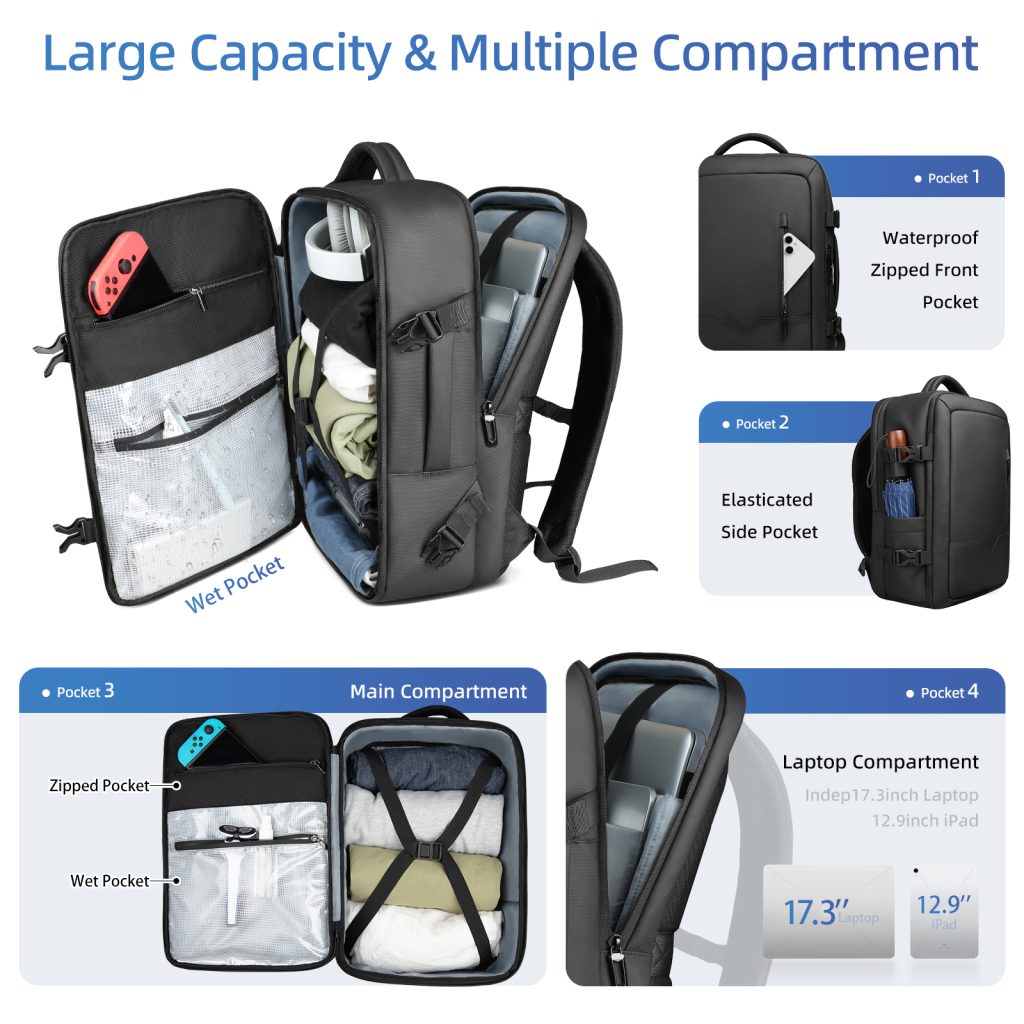 Large-capacity travel bag 8231 - 图片 3