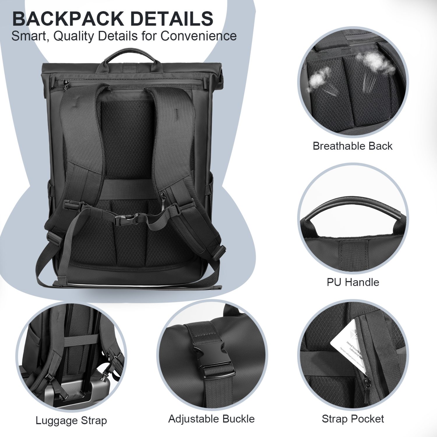 Casual backpack 8205