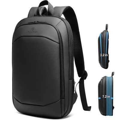 8787s：HEROIC KNIGHT Waterproof Expandable 15.6" Laptop Backpack for Men, Black